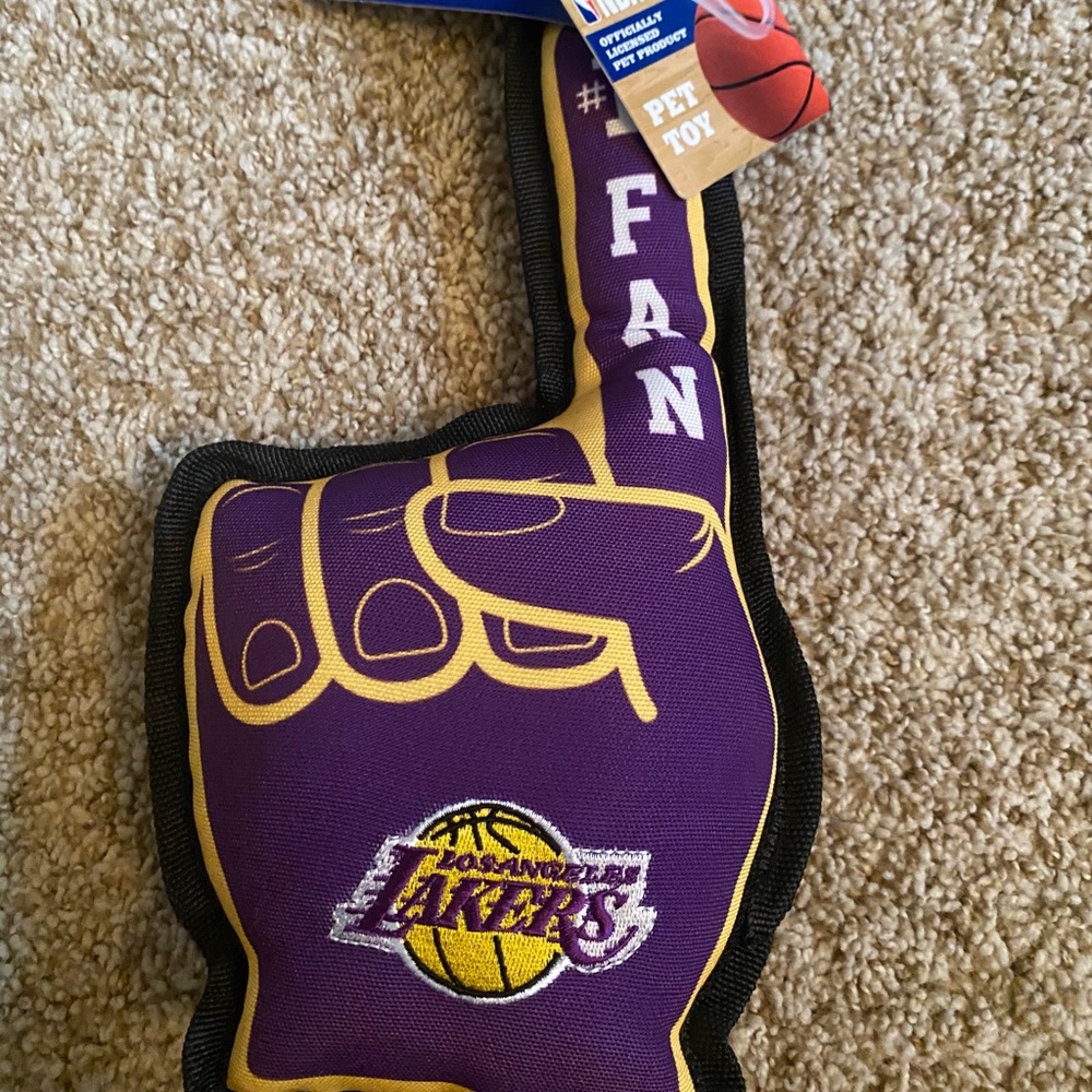 NBA LA Lakers #1 Fan Toy For Dogs And Cats